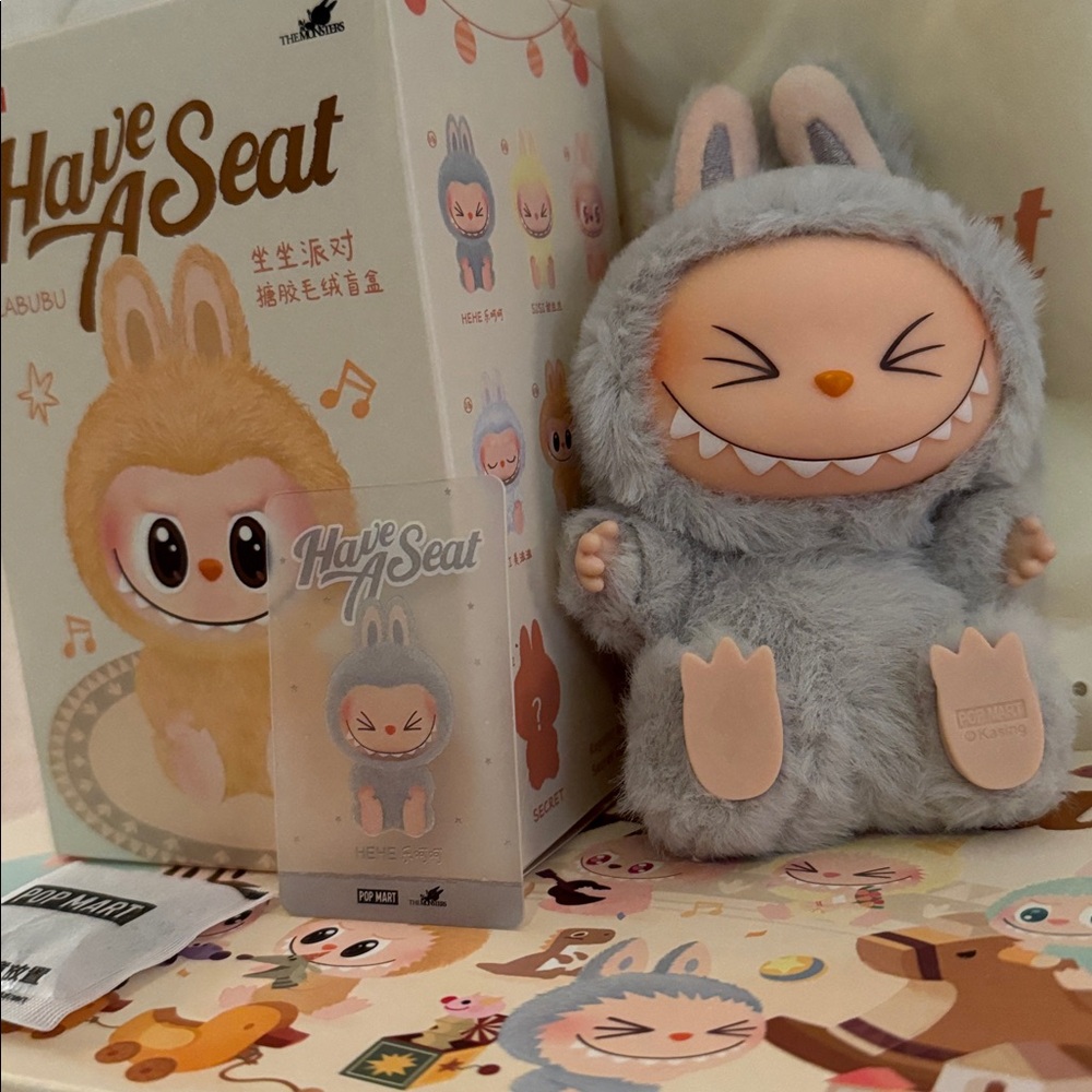 Labubu Have A Seat Series -  HEHE (POP MART Authentic)